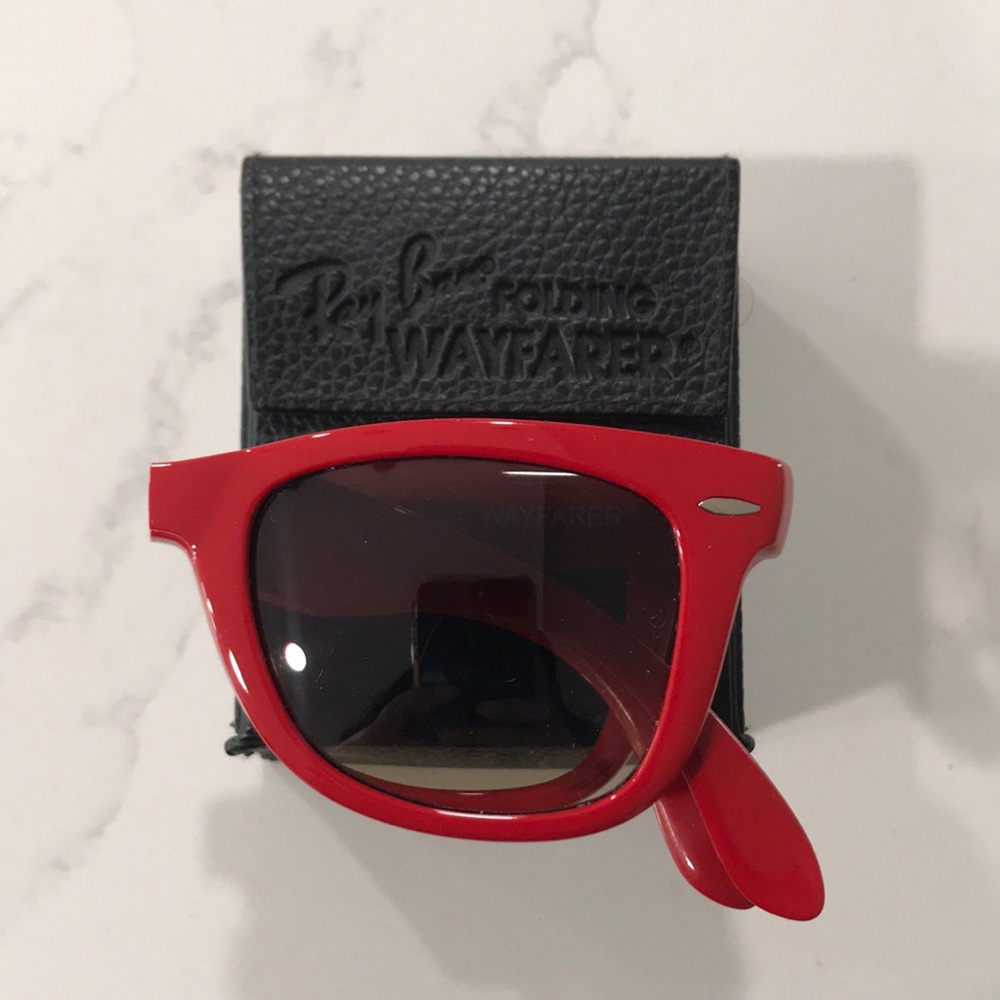 Rayban folding wayfarer sunglasses
